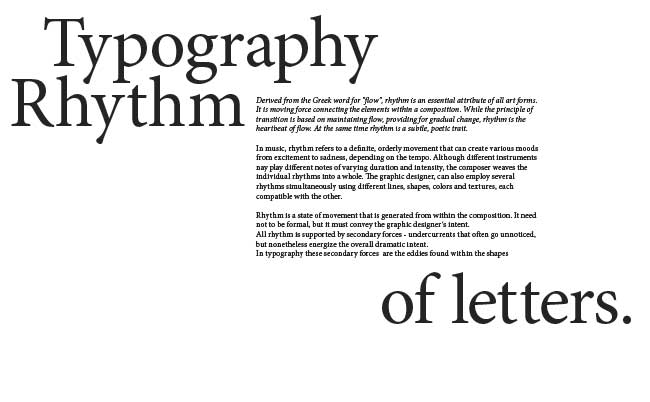 Typographic Rhythm by KasperAaberg, graphic designer
